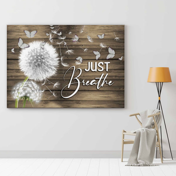 Just Breathe- Jesus Landscape Canvas Print - CustomUni Wall Art