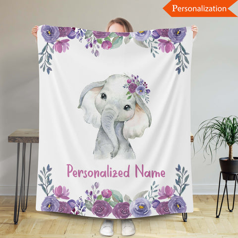 Personalized Baby Blanket, Custom Blanket For Baby Girls With Name, Blanket For Baby, Newborn Blanket