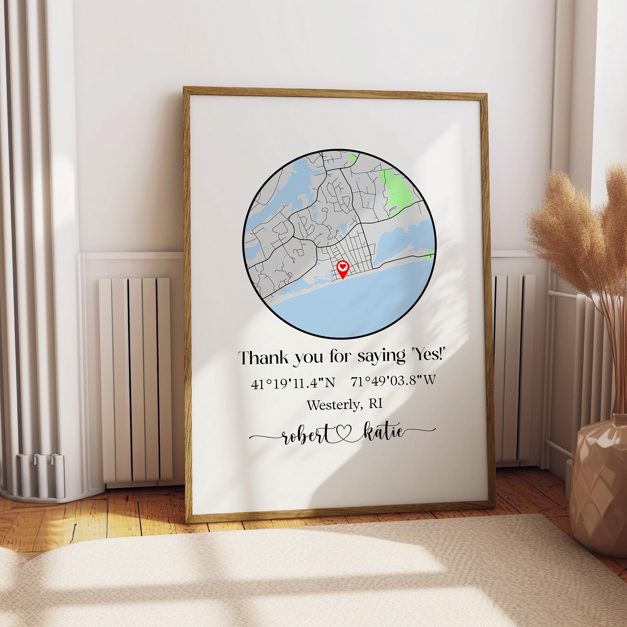 Personalized Where It All Began Map Poster, Where We Met Map, Couple Map, Gift For Her, Gift For Him, Custom Map Poster