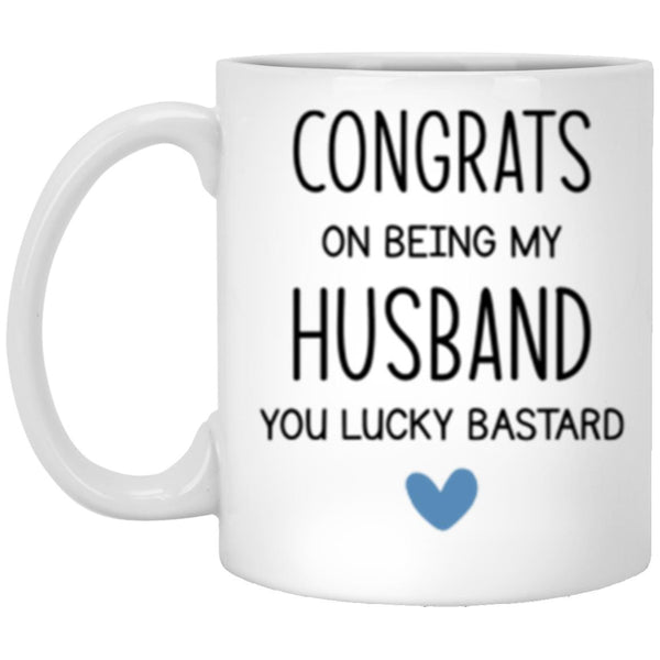 Congrats On Being My Husband - Personalized Mug