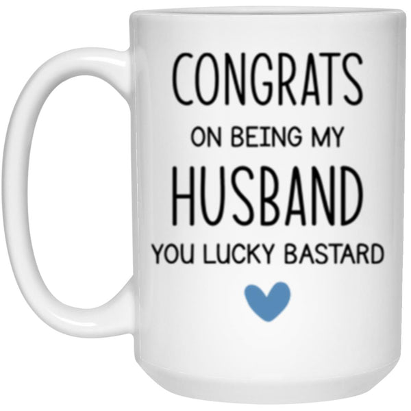 Congrats On Being My Husband - Personalized Mug