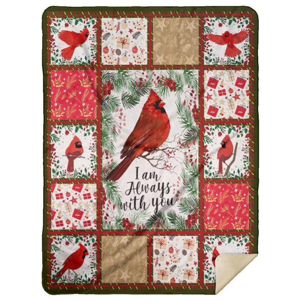 Cardinal - Blanket For Her, Blanket For Wife, Blanket Gift From Husband, Bird Blanket, Birthday Gift