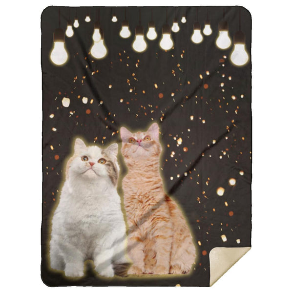 Blanket For Cat Lovers, Gift For Him, Gift For Her, Couple Blanket Gift