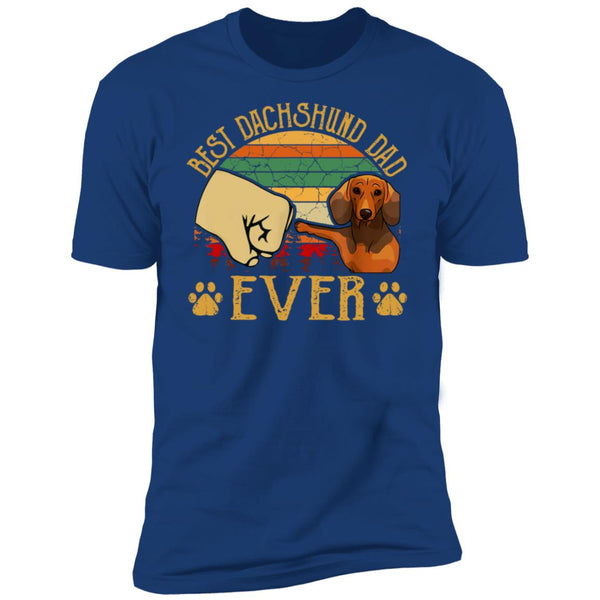 Best dachshund dad ever shirt