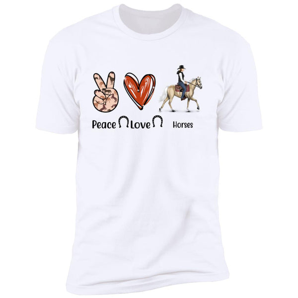 Peace Love Horses Shirts CustomUni