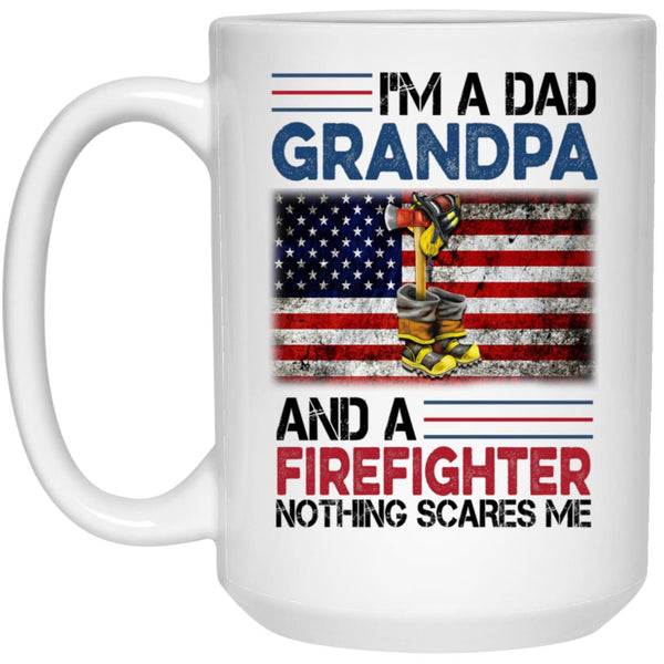 I'm dad grandpa, Gift for Father, Gift for Grandpa, Father's Day 11oz 15oz white mug