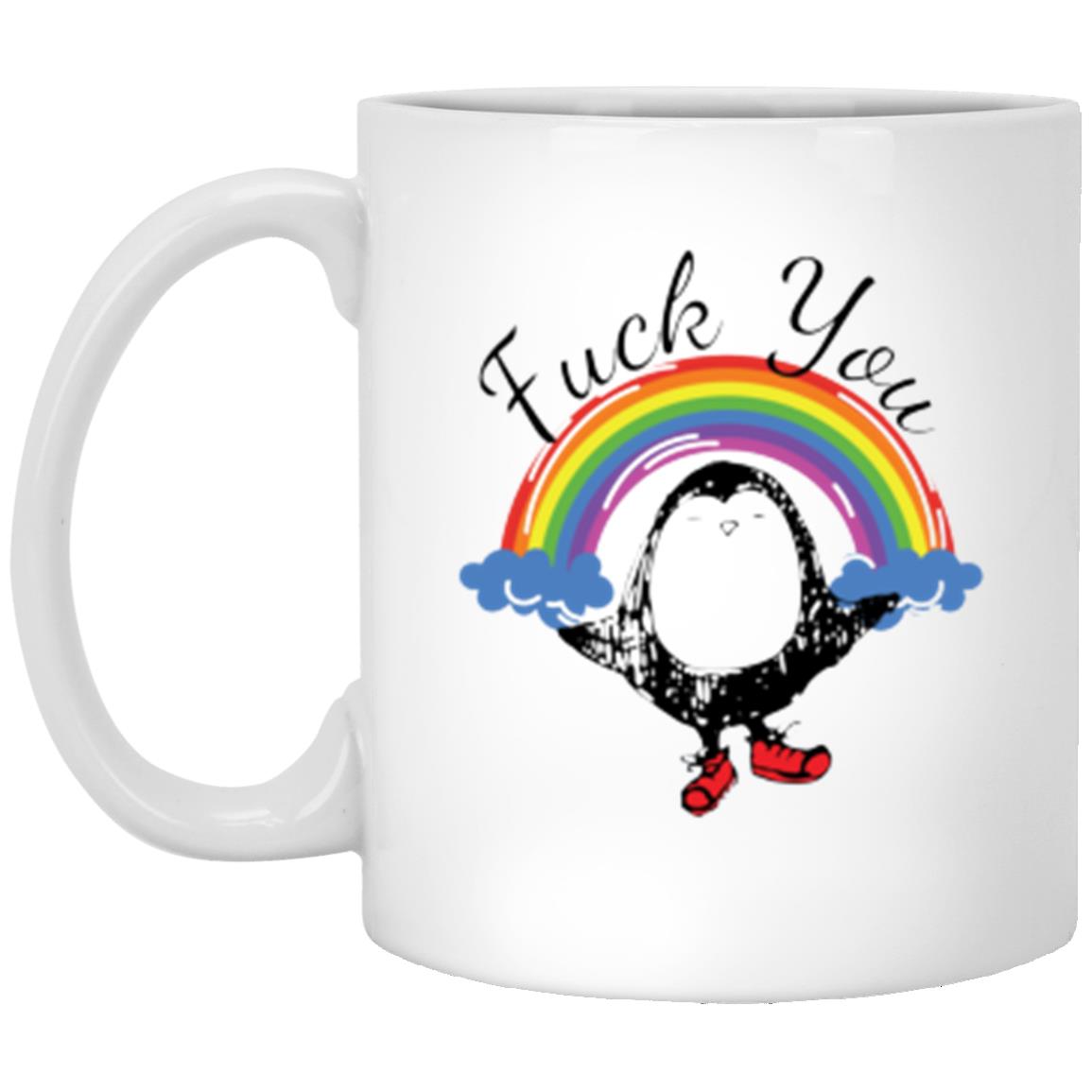 Penguin Funny Fuckyou Mug