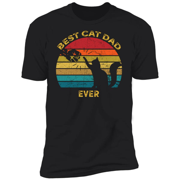 Vintage Best Cat Dad Ever Classic T-Shirt