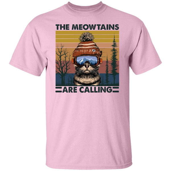 The Meotains Are Calling - Gift Shirt - Gift For Cat Lover