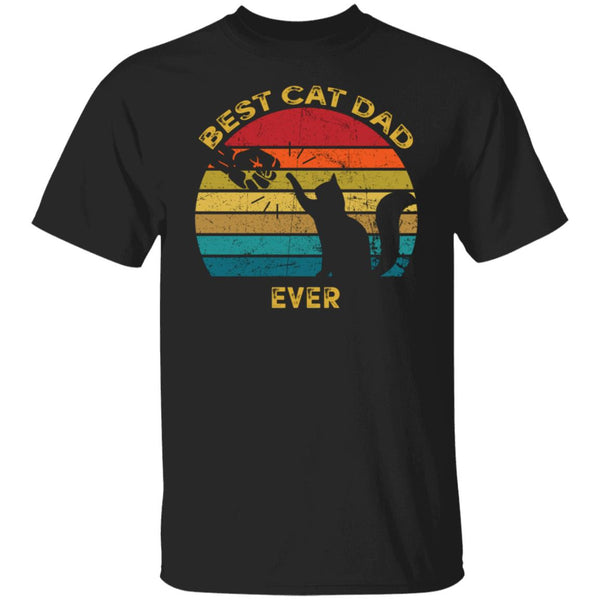 Vintage Best Cat Dad Ever Classic T-Shirt