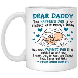 This Father's Day I'll be snuggle up in mommy's tummy mug