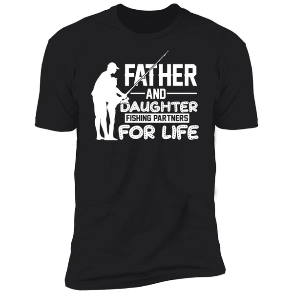 Father and daughter fishing partners shirt