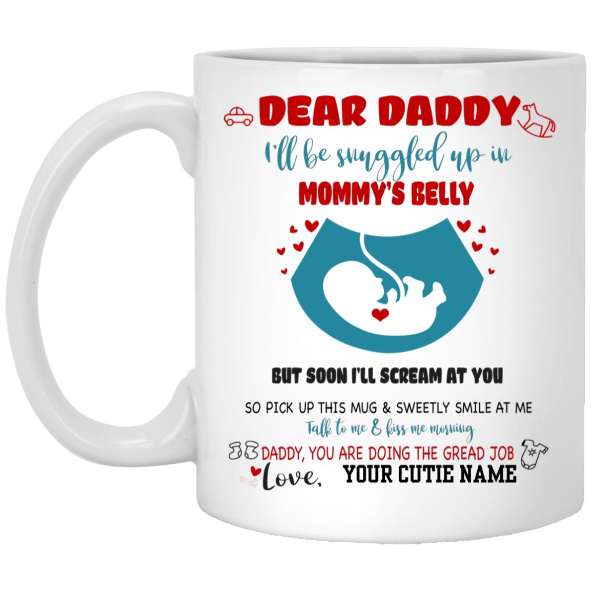 Unborn Baby Gift Mug For Daddy