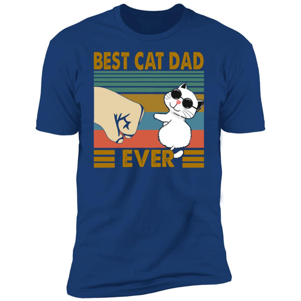 Best cat dad ever vintage shirt