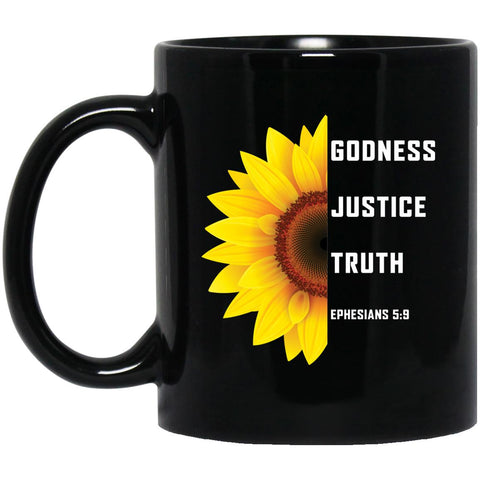 Godness, Justice, Truth Ephesians, Jesus Coffee Mug - CustomUni Mug