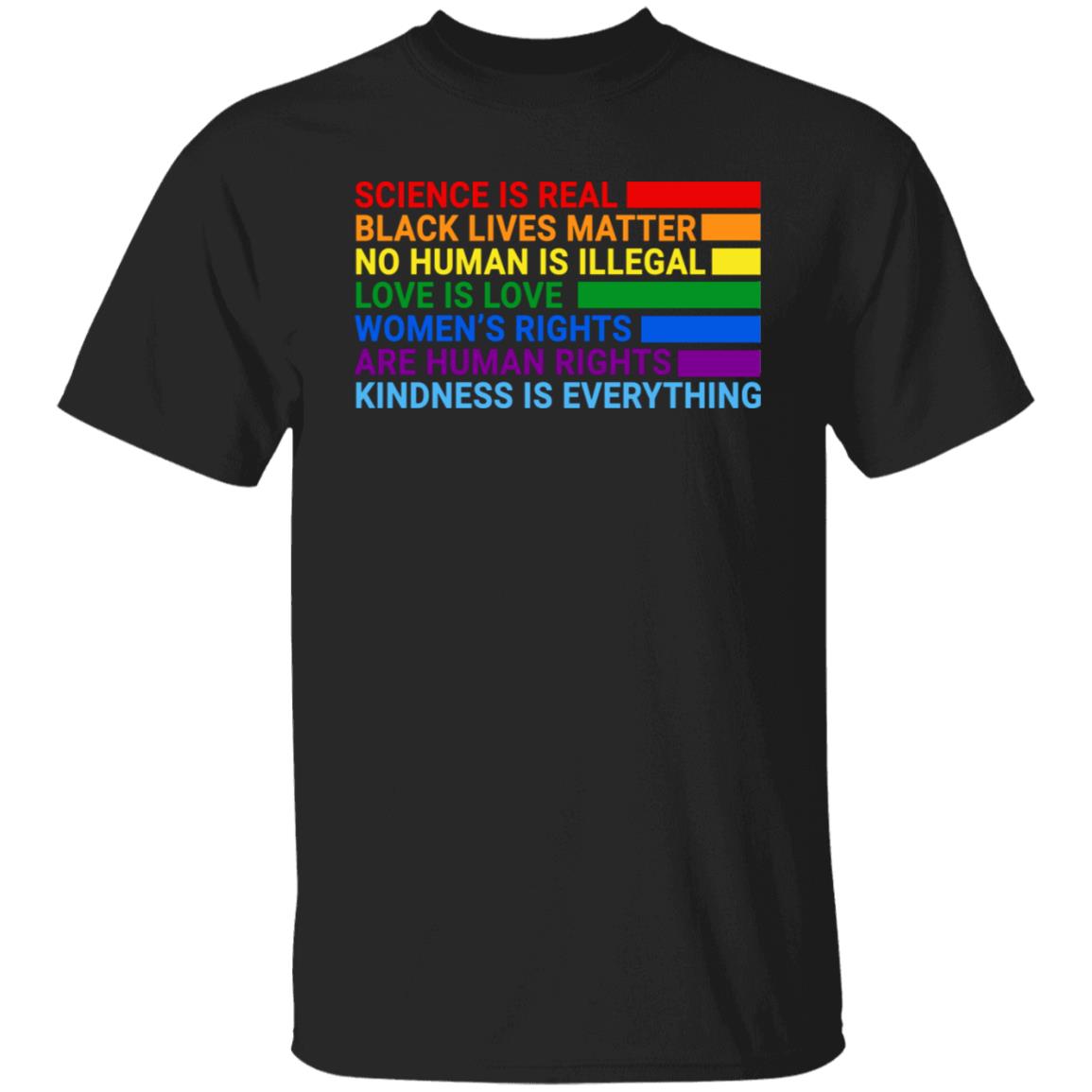 Science Is Real Black Lives Matter Tee - Gift Shirt