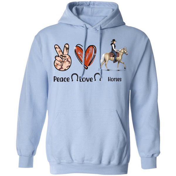 Peace Love Horses Shirts CustomUni