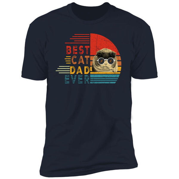 Best cat dad ever shirt, give for father, dad's gift