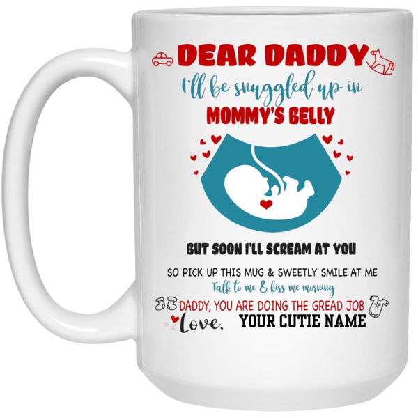 Unborn Baby Gift Mug For Daddy