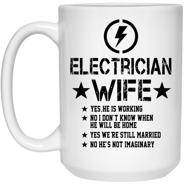 Electrician Wife Mug For Wife - CustomUni Mug