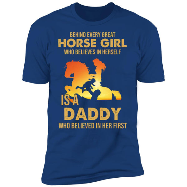 Behind Every Great Horse Girl Daddy Hooded Sweat shirt