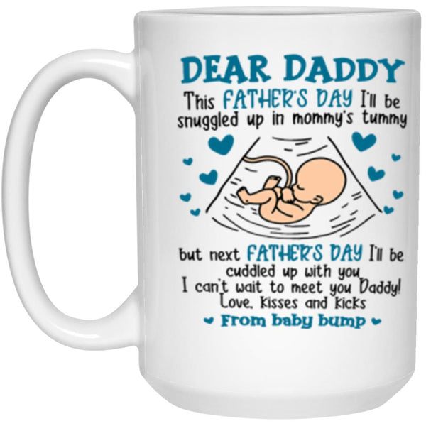 This Father's Day I'll be snuggle up in mommy's tummy mug