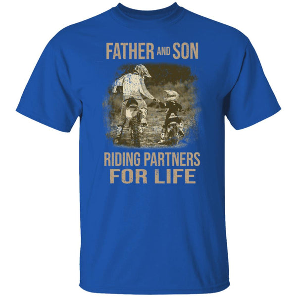 father and son riding partners for life