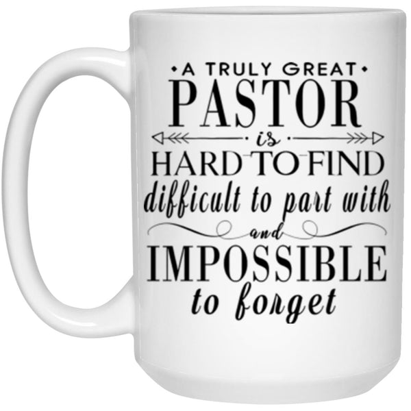 A truly great pastor mug