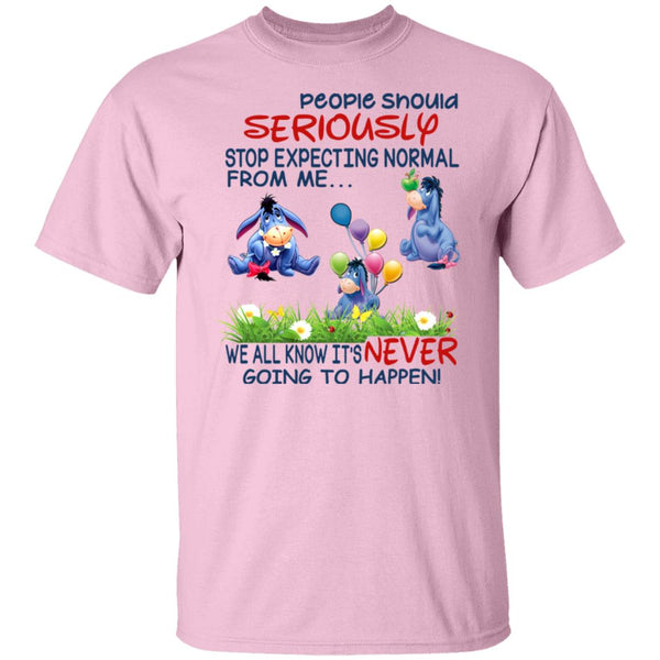 People Should Seriously Stop Expecting Normal From Me - Funny Tee - Shirt For Donkey Lover