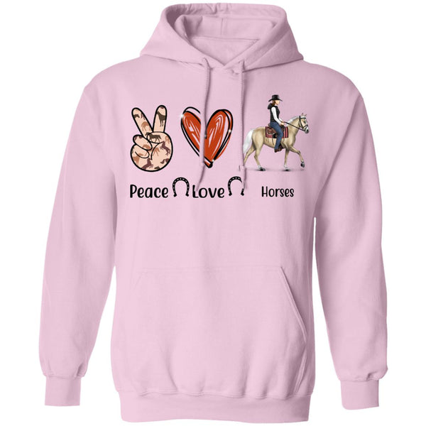 Peace Love Horses Shirts CustomUni