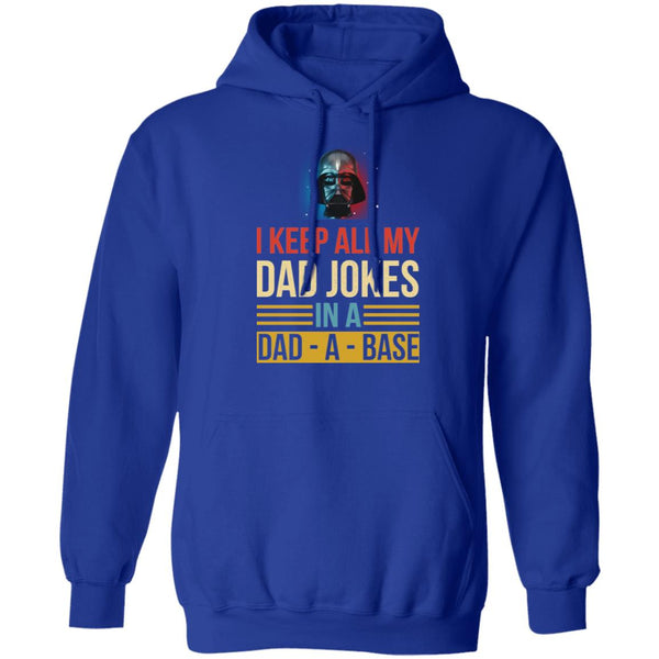 I keep all my dad jokes in a dad a base shirt, Father's Day shirts