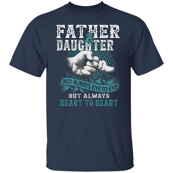 Father And Daughter Heart To Heart Tshirt