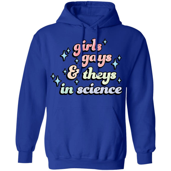 Girls Gays And Theys In Science Ringer Shirts