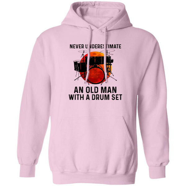 Never Underestimate An Old Man With A Drum Set Shirts CustmUni