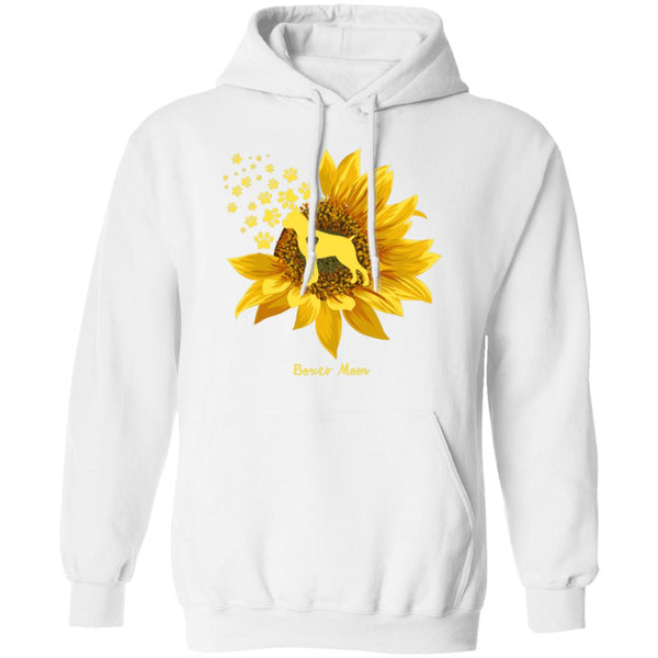 Boxer SunFlower GIft For Dog Mom Shirts