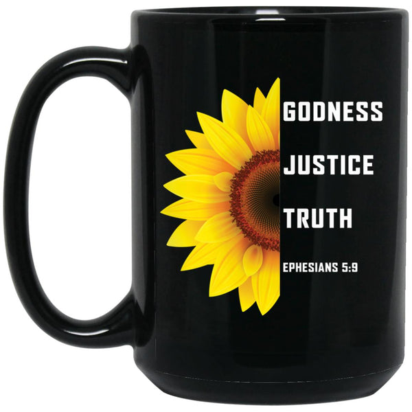 Godness, Justice, Truth Ephesians, Jesus Coffee Mug - CustomUni Mug