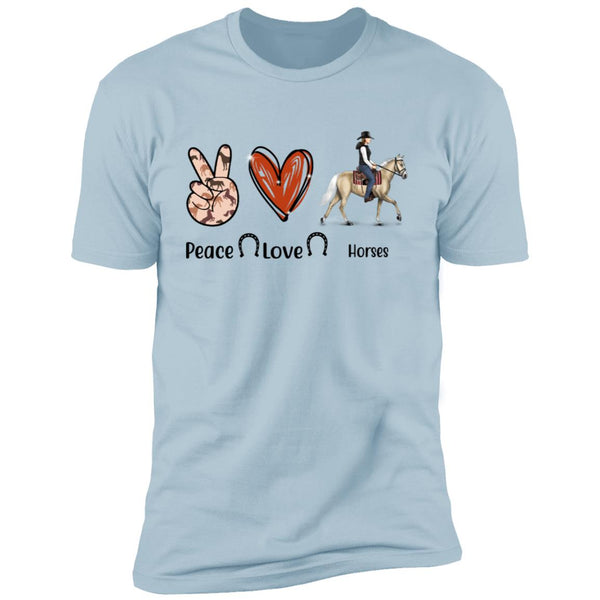 Peace Love Horses Shirts CustomUni