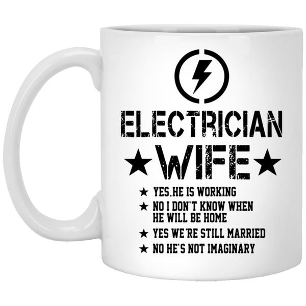 Electrician Wife Mug For Wife - CustomUni Mug