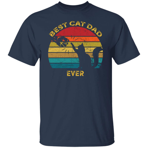 Vintage Best Cat Dad Ever Classic T-Shirt