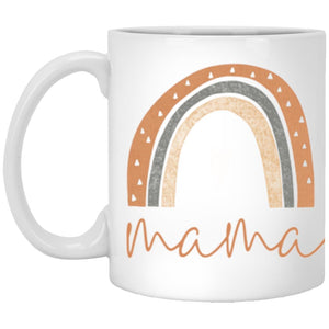 Rainbow Mama Mug Burnt Orange Rain