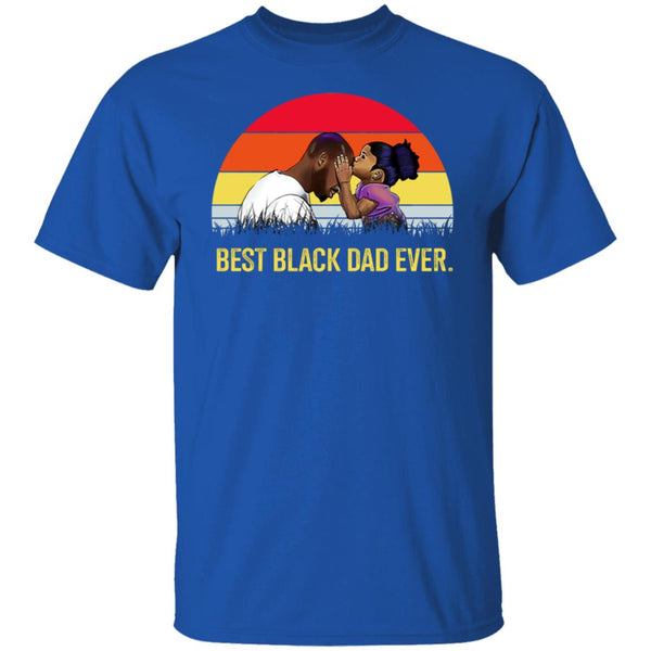 Best black dad ever shirt