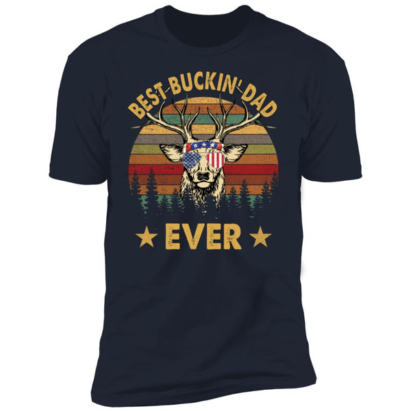 Best buckin dad ever vintage shirt