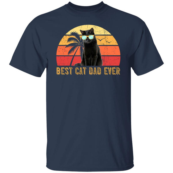 best cat dad ever, gift for father, dad shirt