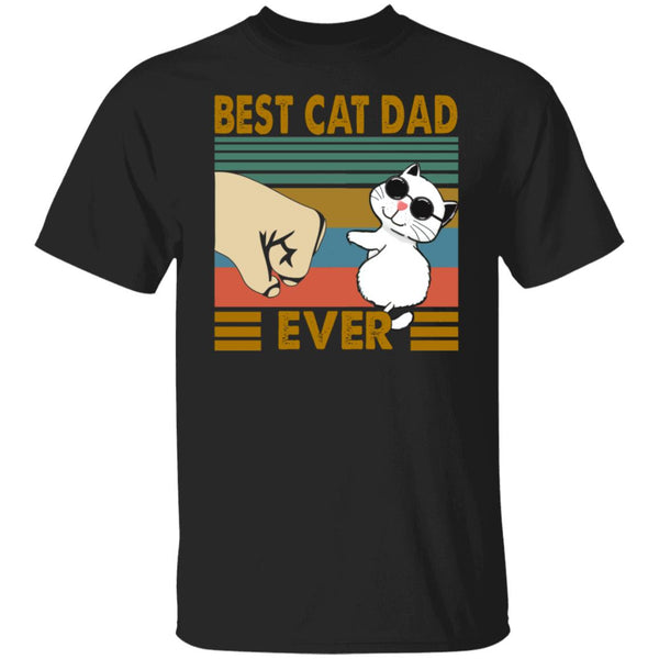 Best cat dad ever vintage shirt