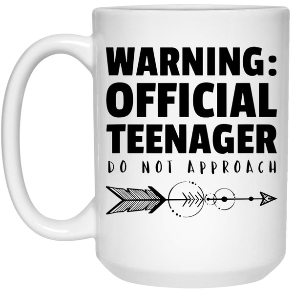 Warning Official Teenager Coffee Mug - Gift For Friends - CustomUni Mug