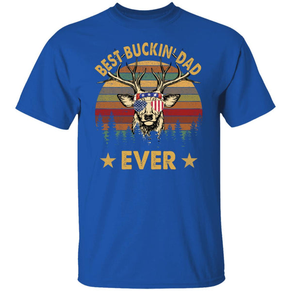 Best buckin dad ever vintage shirt