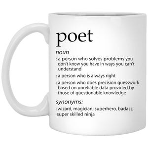 Poet Coffee Mug - Gift Mug For Poet - CustomUni Mug