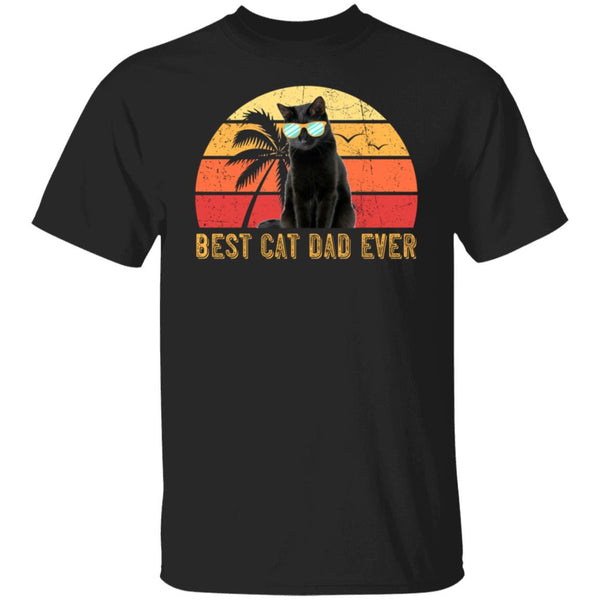 best cat dad ever, gift for father, dad shirt