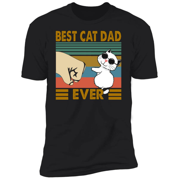 Best cat dad ever vintage shirt