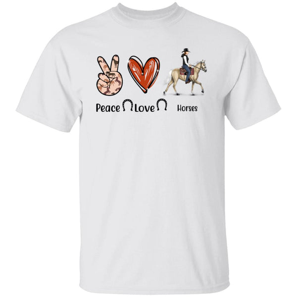 Peace Love Horses Shirts CustomUni